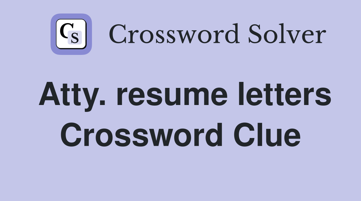 resume 9 letters crossword clue